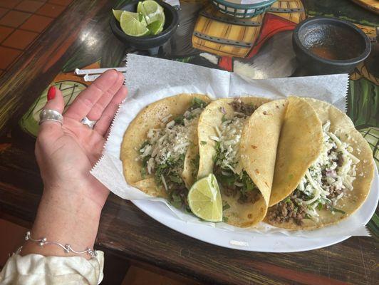 Steak tacos.