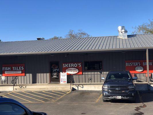 The New Caney Shopping Nook at FM 1485 & North Loop 494 has Dapper & Dunn inside Skero's Barbershop Salon