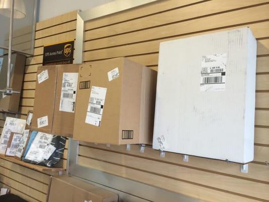 UPS access point location at our store