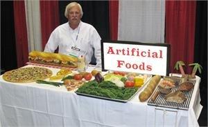 Fake Foods On Display At The Show.