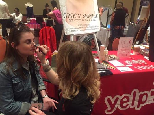 Mini make overs with Yelp!