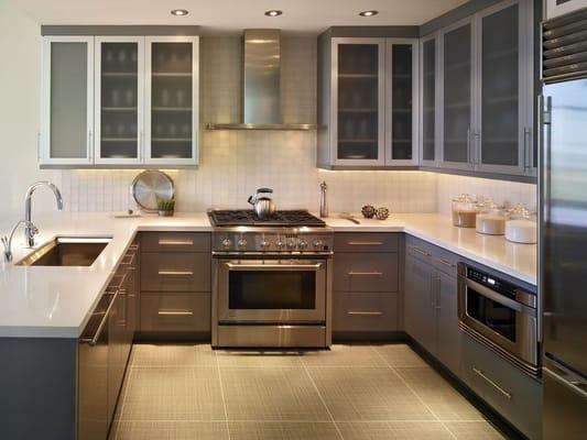 Kitchen in the Edgy Modern Penthouse 2302