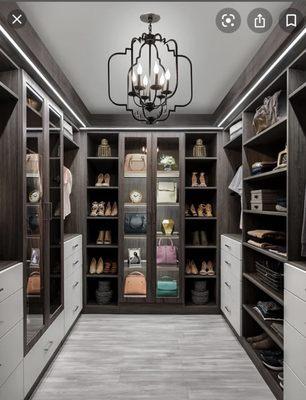 Organized Master Suite Closet