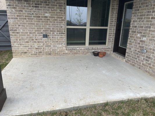 Back Patio: Before