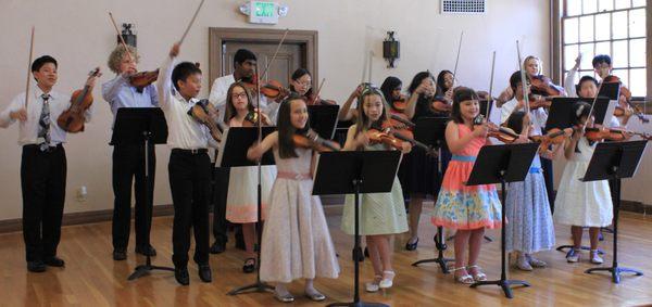 PMA Violin Ensemble performs at the Violin Viola Ensemble Festival