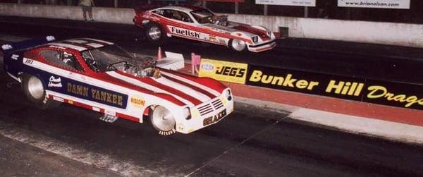 Drag Racing at Bunker Hill Dragstrip, Bunker Hill, IN