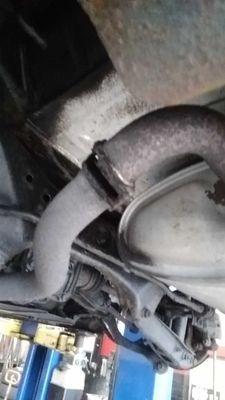 Rusted exhaust manifold