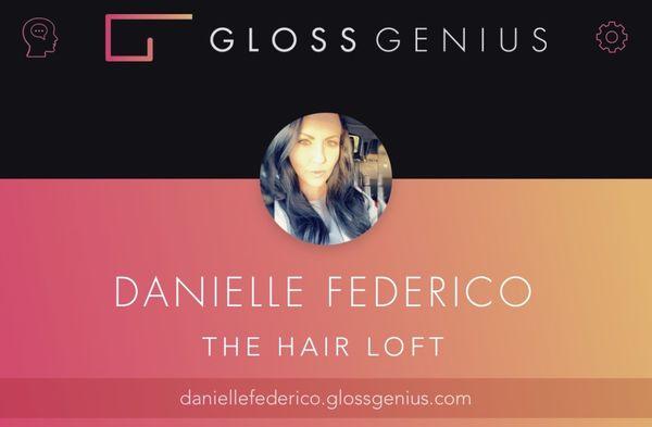 To book appointments with Danielle please visit - DanielleFederico.GlossGenius.com