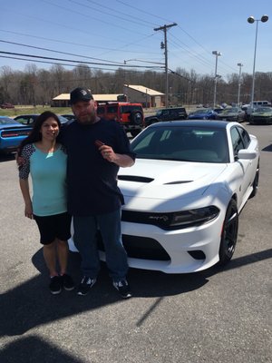 Proud owners, Tammy & Ed 2018 Dodge Charger SRT Hellcat