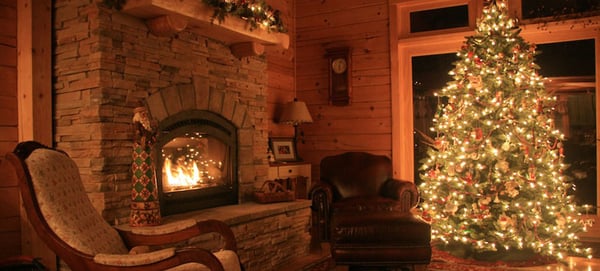 A log cabin Christmas