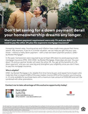 Want to buy but dont have a down payment? Lets talk today.