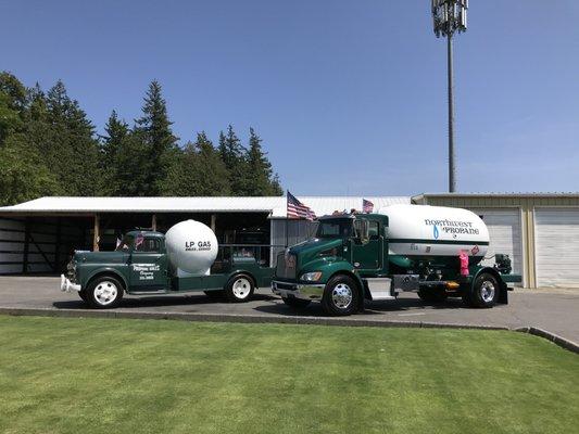 1947 Delivery Truck and the 2019 Delivery Truck