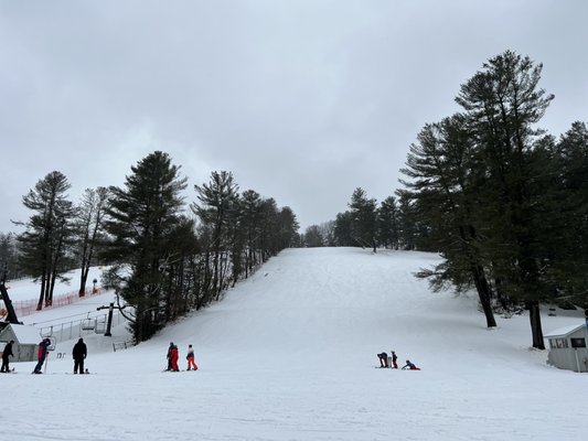 Bottom of one of the trails