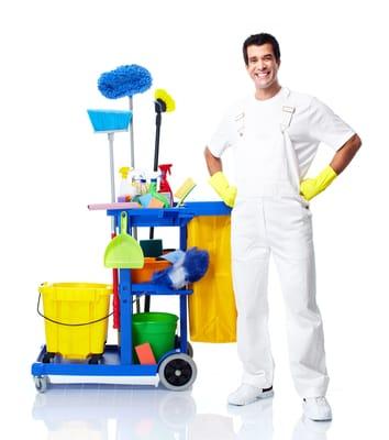 100% full service commercial cleaning. Complete facility care programs: nightly cleaning, daytime cleaning, porter service