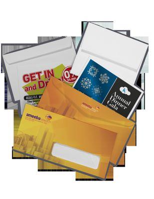 Keep in touch in style with custom envelopes.