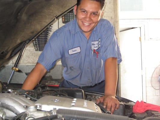 All smiles at the shop!