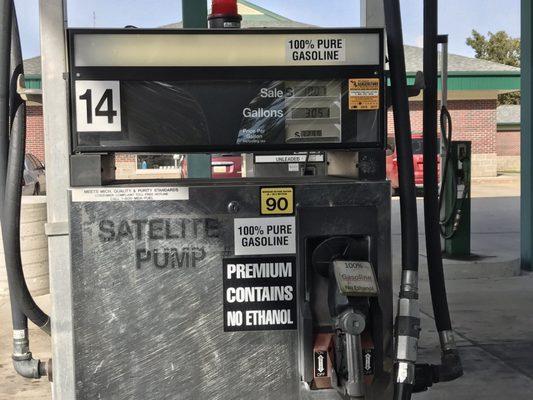 90-octane Ethanol-Free pump