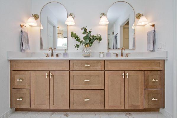 Master bath after