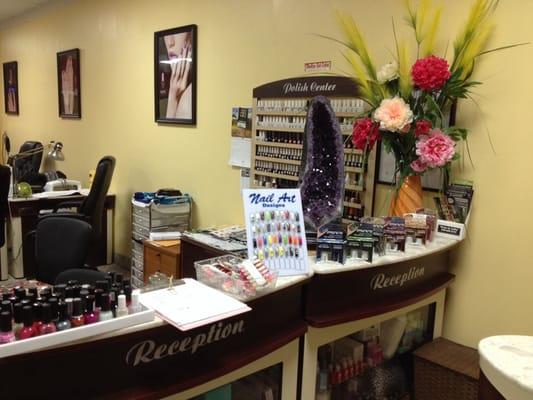 This salon offers a plethora of nail designs!