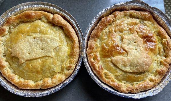 Chicken & Sage Mushroom pot pies - on pot pie Wednesday!