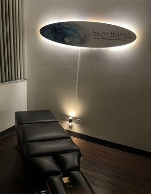 Treatment Room #2 - great vibes at night!