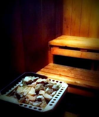 Use our Steam and Sauna-$16 per session.