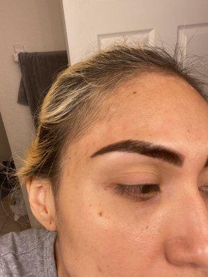 Eyebrow plus henna