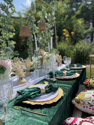 Classy picnic set up by Ireevents