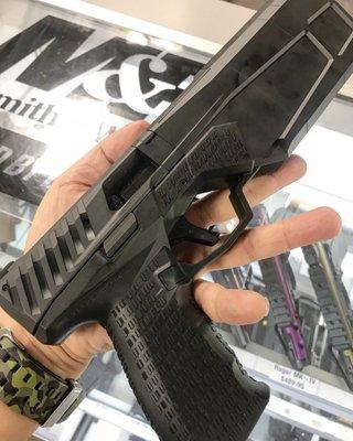 They carry a ton of Glock and AR's, and this SilencerCo Maxim9 also utilizes a Glock magazine.