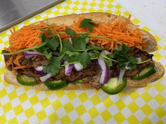 Sauteed Pork Banh Mi