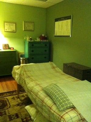 Private Acupuncture & Massage Therapy Room