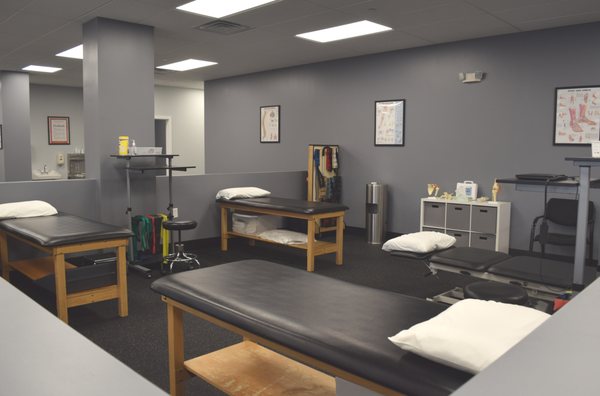 Physical therapy treatment area