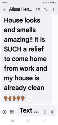 Thank you Alissa, for your text today! We appreciate the kind feedback!