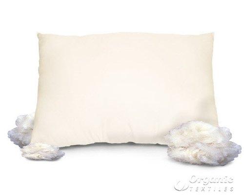 organic cotton pillow in and out