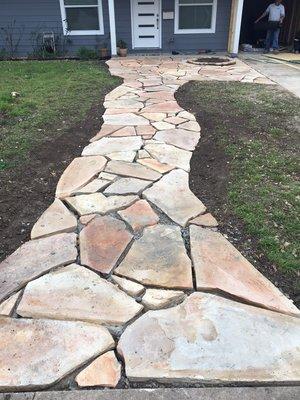 Front pathway.