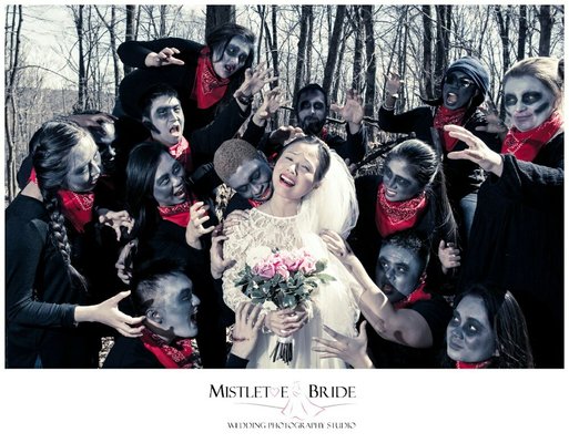 Thriller themed engagement