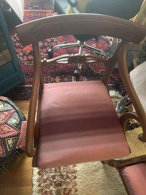 Refinished chair.