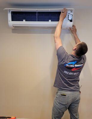 Ask about rebates for high efficiency ductless Mini Split systems.