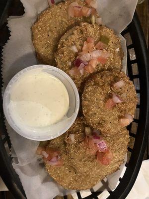 Fried green tomatoes