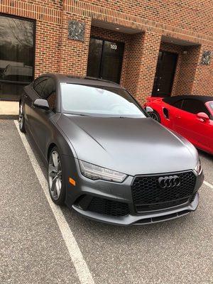 Audi RS7 Matte Clear Bra Wrap