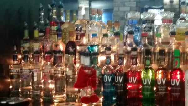 Over 200 different liquor selections, and still adding more.