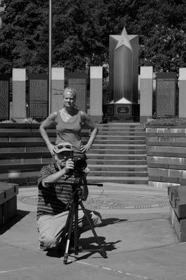 At the WWii Memorial, Annapolis, MD.