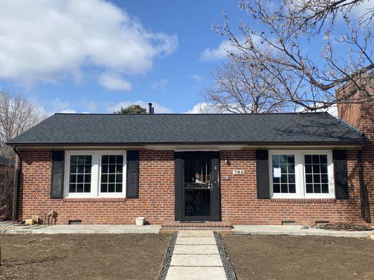 Finished brand-new roof from Superoofs to replace 10+ year-old damaged one