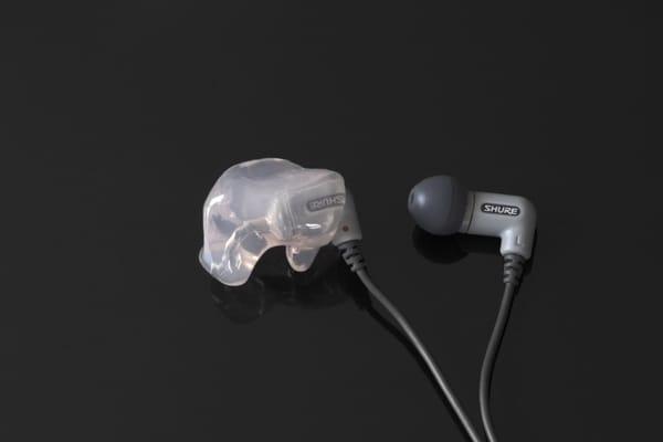 Shure earphone with custom fit sleeve