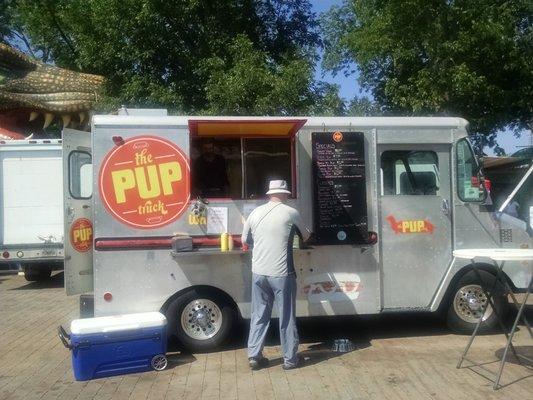 One of the food trucks.