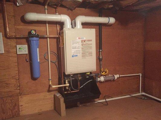 Tankless installation