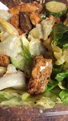 Grilled chicken Caesar salad