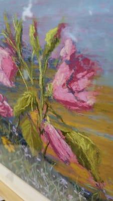 Pastel offered at Wet Paint event #THEARTCOAST