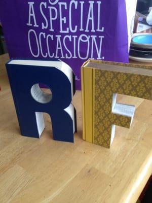 Most letters avail plus & and #!  Cheaper than ordering online