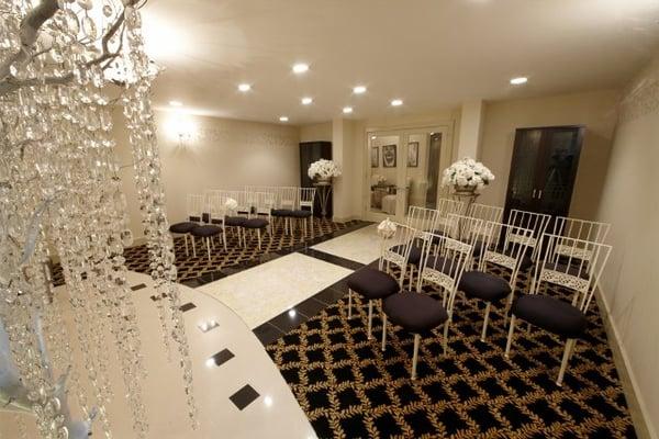 Our beautiful, intimate wedding chapel